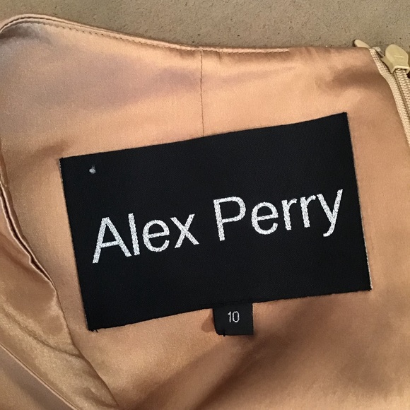 Alex Perry Dress Silk Cocktail Sleeveless - Picture 8 of 12